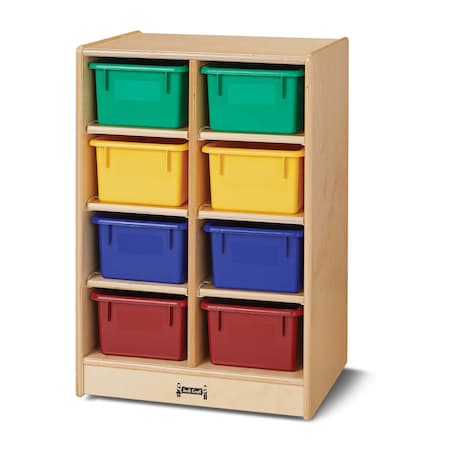 Jonti-Craft 8 Cubbie-Tray Mobile Unit, without Trays 0605JC